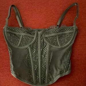Corset top. Grey. XS.